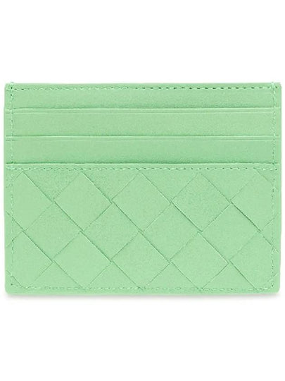 Intrecciato Leather Card Holder Siren - BOTTEGA VENETA - BALAAN 2