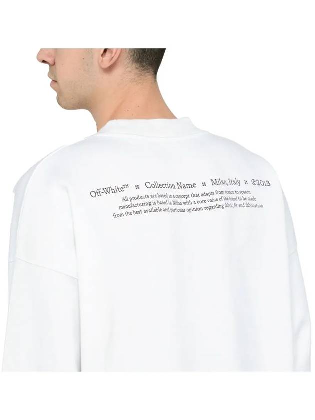 Men's Caravaggio Logo Sweatshirt Sweatshirt White - OFF WHITE - BALAAN.