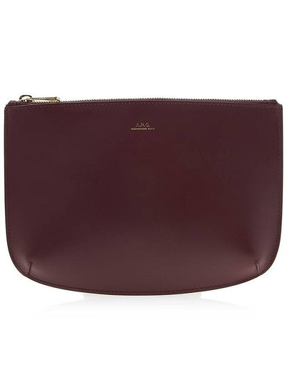 Sarah Clutch Bag Burgundy - A.P.C. - BALAAN 2