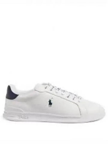 30 Points Heritage Court II Sneakers White Navy - POLO RALPH LAUREN - BALAAN 1