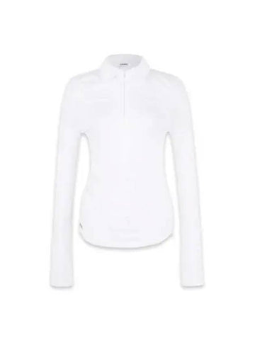 Half zip collar top white - CERRIC - BALAAN 1