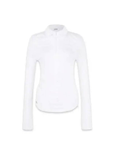 Half zip collar top white - CERRIC - BALAAN 1