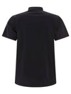 Organic Cotton Polo Shirt Black - BURBERRY - BALAAN 3