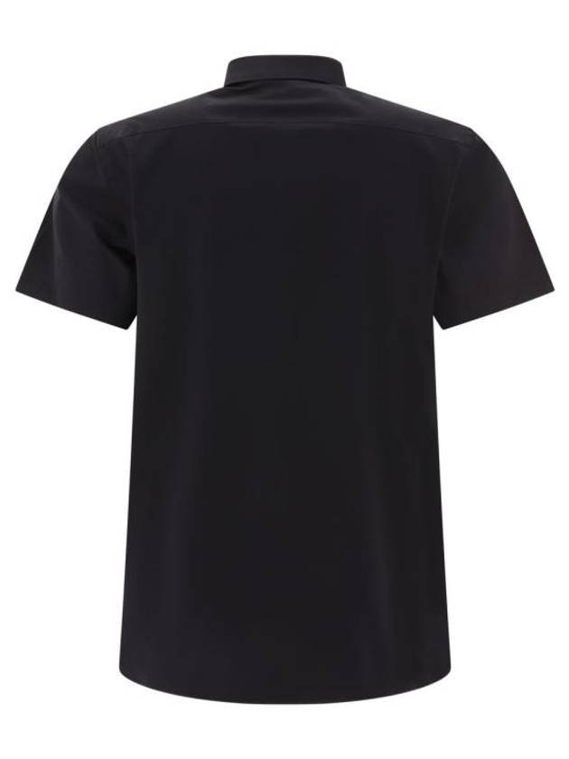 Organic Cotton Polo Shirt Black - BURBERRY - BALAAN 3