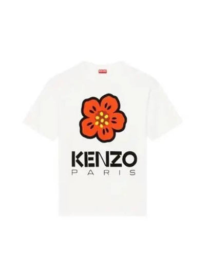 Boke Flower Short Sleeve T-Shirt White - KENZO - BALAAN 2