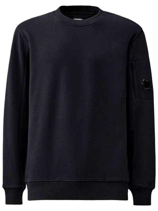 Diagonal Raised Fleece Lens Sweatshirt Navy - CP COMPANY - BALAAN 7