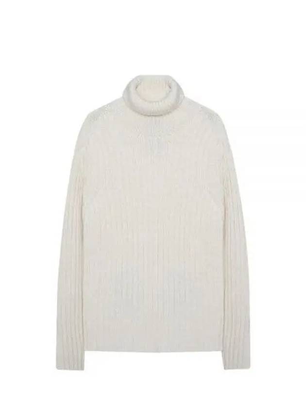 Wool Turtleneck White - TEN C - BALAAN 2