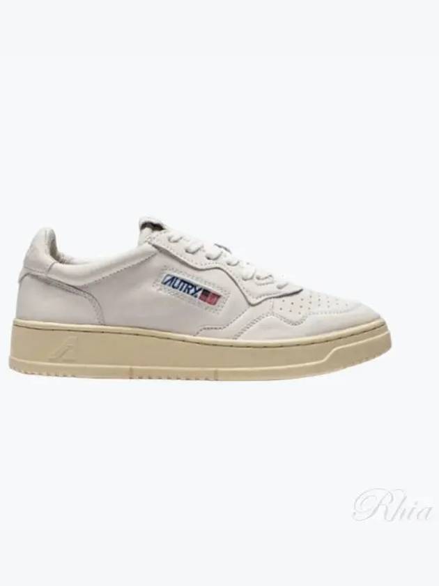 Medalist Goatskin Low Top Sneakers White - AUTRY - BALAAN 2