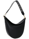 Luna Hobo Calfskin Shoulder Bag Black - LOEWE - BALAAN 4