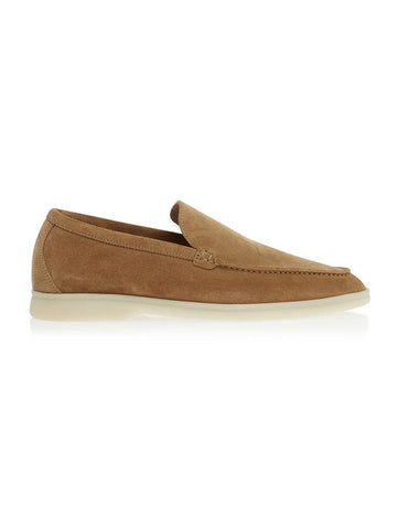 Summer Work Suede Loafers Brown - LORO PIANA - BALAAN 1