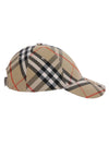 Vintage Check Base Ball Cap Beige - BURBERRY - BALAAN 4