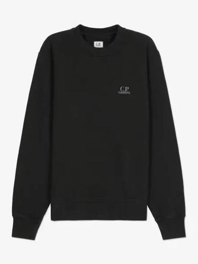 Lens Wappen Logo Sweatshirt Black - CP COMPANY - BALAAN 2