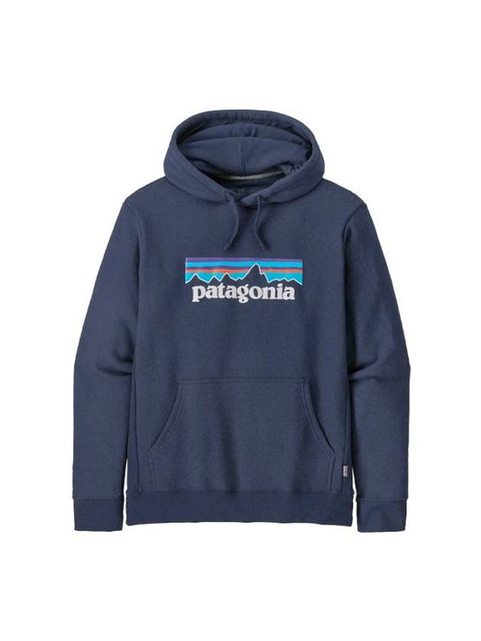 P 6 Logo Uprisal Hoodie Navy - PATAGONIA - BALAAN.