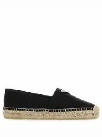 Nappa Leather Espadrille Shoes Black - PRADA - BALAAN 1