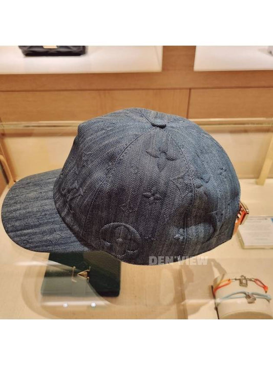 hat men monogram constellation cap blue denim - LOUIS VUITTON - BALAAN 1