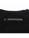 Graphic Print Cotton Short Sleeve T-Shirt Black - MAISON MIHARA YASUHIRO - BALAAN 5