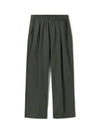 One Tuck Linen Wide Pants Deep Green - INDUST - BALAAN 2