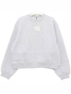 Logo Print Sweatshirt Grey - ALEXANDER WANG - BALAAN 4