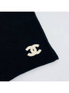 Muffler cashmere black CC logo - CHANEL - BALAAN 5