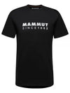 Trovat Logo Short Sleeve T-shirt Black - MAMMUT - BALAAN 2