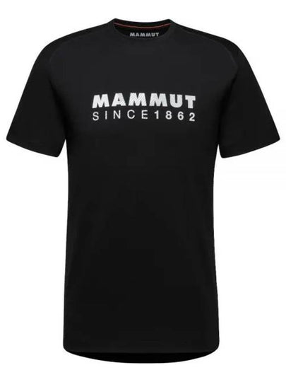 Trovat Logo Short Sleeve T-shirt Black - MAMMUT - BALAAN 2