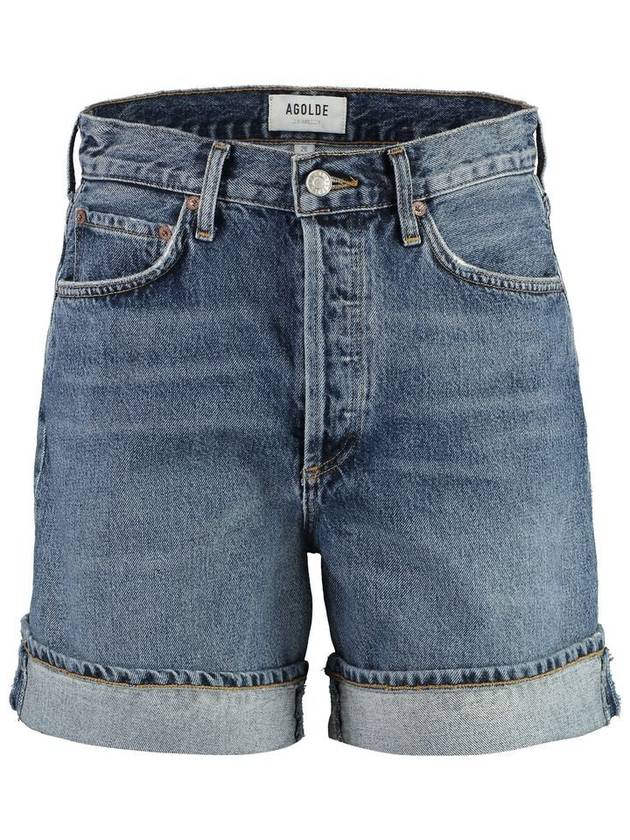 Dame Denim Shorts Blue - AGOLDE - BALAAN 2