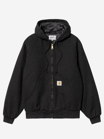 Carhartt WIP Dearborn Canvas OG Active Jacket Black Aged Winter I027360 89 3K - CARHARTT WIP - BALAAN 1