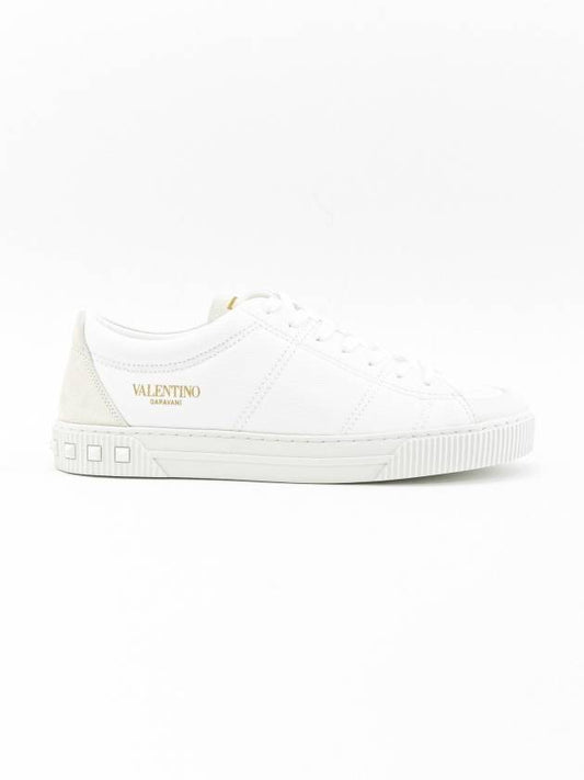 Men s City Planet Canvas Sneakers WHITE 1Y2S0F90 - VALENTINO - BALAAN 1