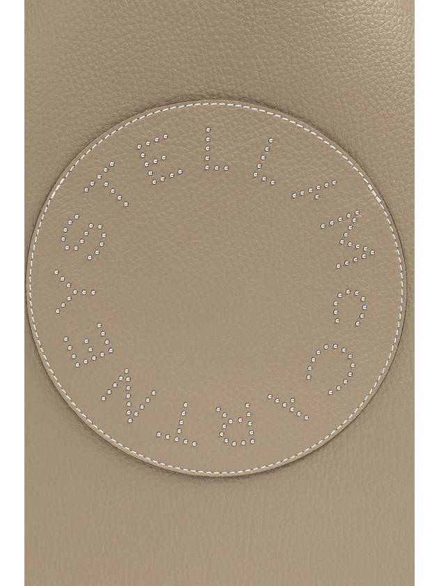 Stella McCartney Vegan Leather Shopper Bag Logo, Women's, Beige - STELLA MCCARTNEY - BALAAN 7