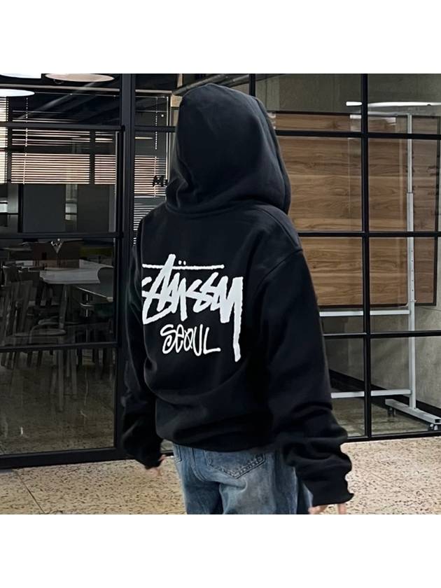 Stock Seoul hooded zip up 2024 black women - STUSSY - BALAAN 3