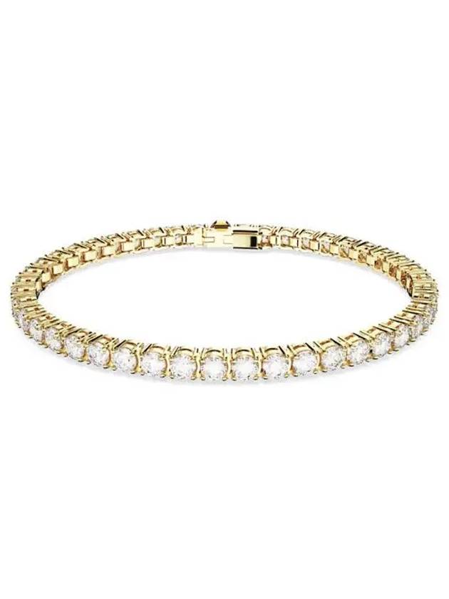 Matrix Crystal Tennis Bracelet Gold - SWAROVSKI - BALAAN 3