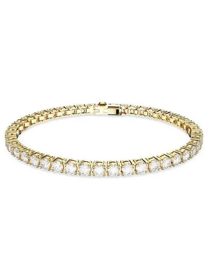 Matrix Crystal Tennis Bracelet Gold - SWAROVSKI - BALAAN 2