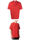 Pascal Painting Over Short Sleeve T-Shirt Red - OFF WHITE - BALAAN 5