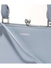 Goji Mini Calfskin Leather Tote Bag Light Blue - JIL SANDER - BALAAN 4