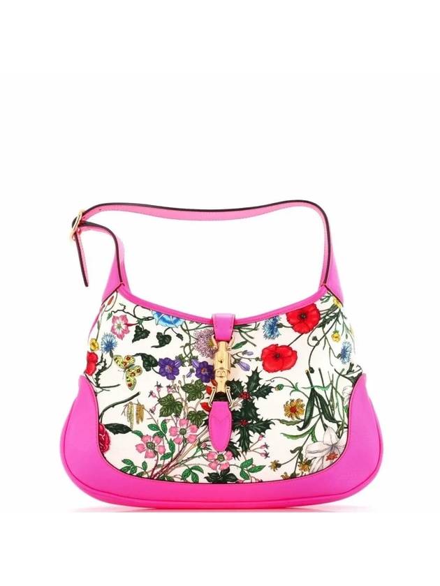 Shoulder Bag Jackie Flower Neon Pink Medium Hobo 550152 9ZIBG 8869 - GUCCI - BALAAN 1