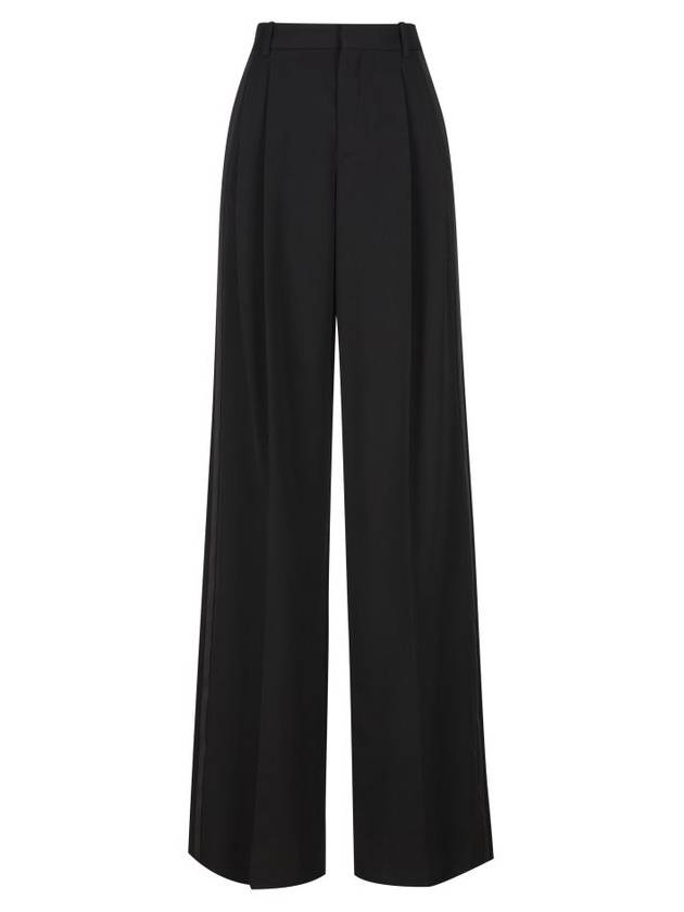 Saint Laurent  Trousers Black - SAINT LAURENT - BALAAN 1