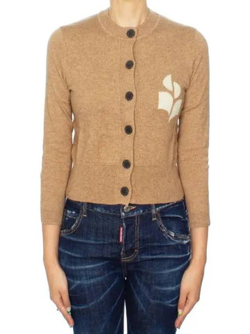 Etoile Newton logo cardigan CA0040FA A1X05E 50CM - ISABEL MARANT - BALAAN 1