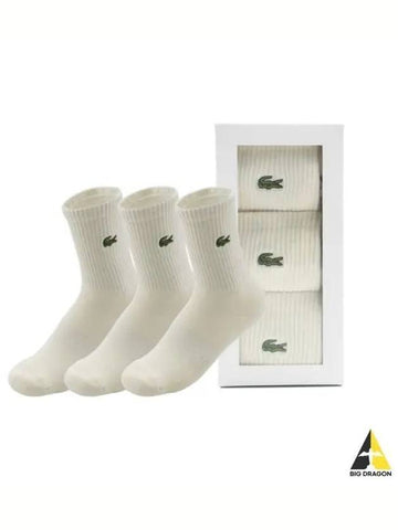 Basic Sports Mid Socks 3P RA902B54NXFJ - LACOSTE - BALAAN 1