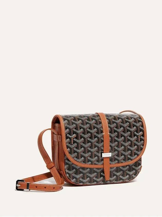 Belvedere PM Cross Bag Black Tan - GOYARD - BALAAN 2