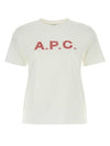 Logo Cotton Short Sleeve T-shirt White - A.P.C. - BALAAN 1