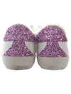 Superstar Glitter Purple Tab Low Top Sneakers White - GOLDEN GOOSE - BALAAN.