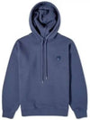 Bold Fox Head Patch Comfort Hoodie Navy - MAISON KITSUNE - BALAAN 1