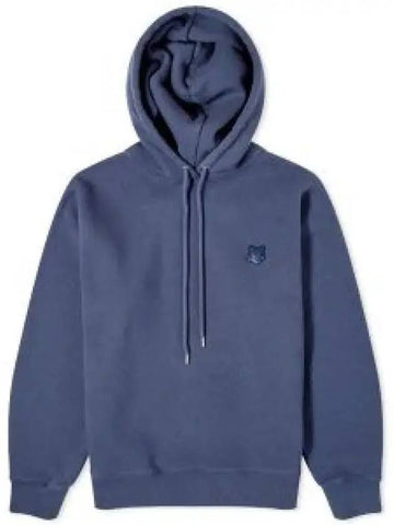 Bold Foxhead Patch Comfort Hoodie Navy - MAISON KITSUNE - BALAAN 1