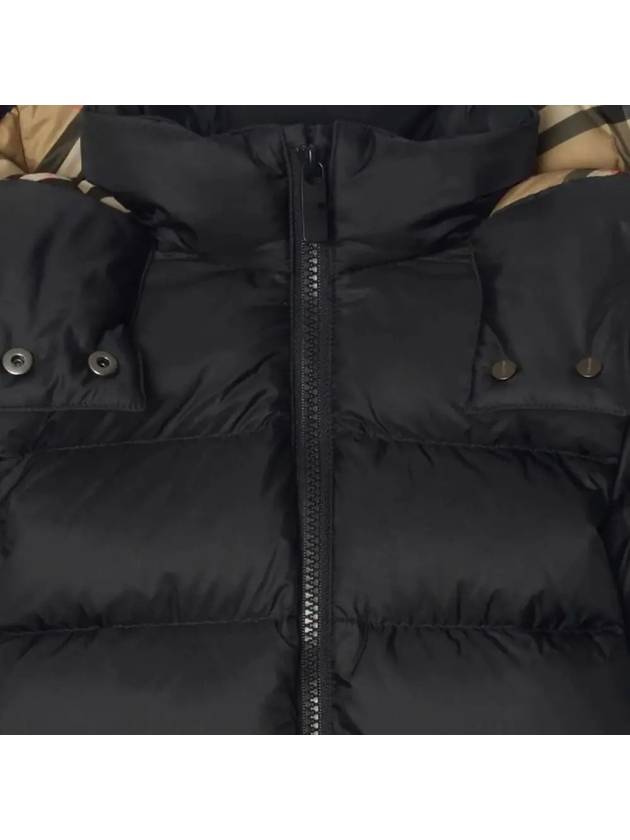 Kids Nylon Puffer Padded Black - BURBERRY - BALAAN 5