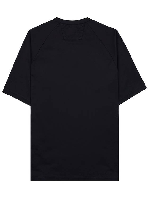 Metropolis Series Short Sleeve T-Shirt Black - CP COMPANY - BALAAN 3