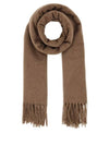 Fringe Cashmere Muffler Brown - MAX MARA - BALAAN 1