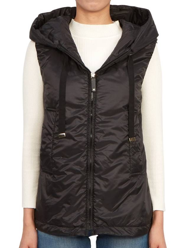 Greengo Zipper Padded Vest Black - MAX MARA - BALAAN 3