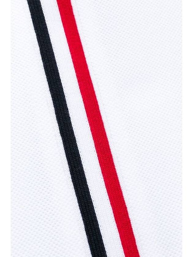 Women's Classic Pique Sleeveless Tennis Dress White - THOM BROWNE - BALAAN 4