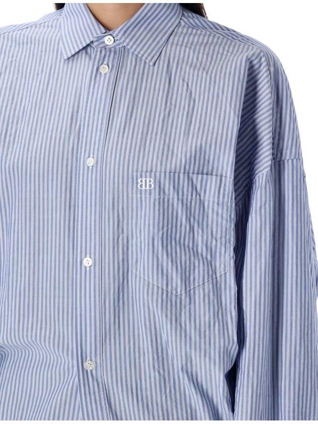 Balenciaga Knotted Stripes Shirt - BALENCIAGA - BALAAN 3