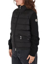 Women's Padding Zip-Up Sweatshirt Black - MONCLER - BALAAN 4